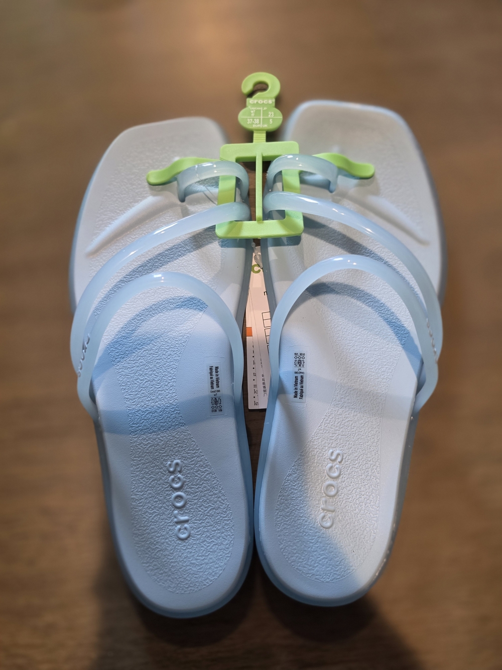Crocs Women's Miami Jelly Toe Loop Sandals
